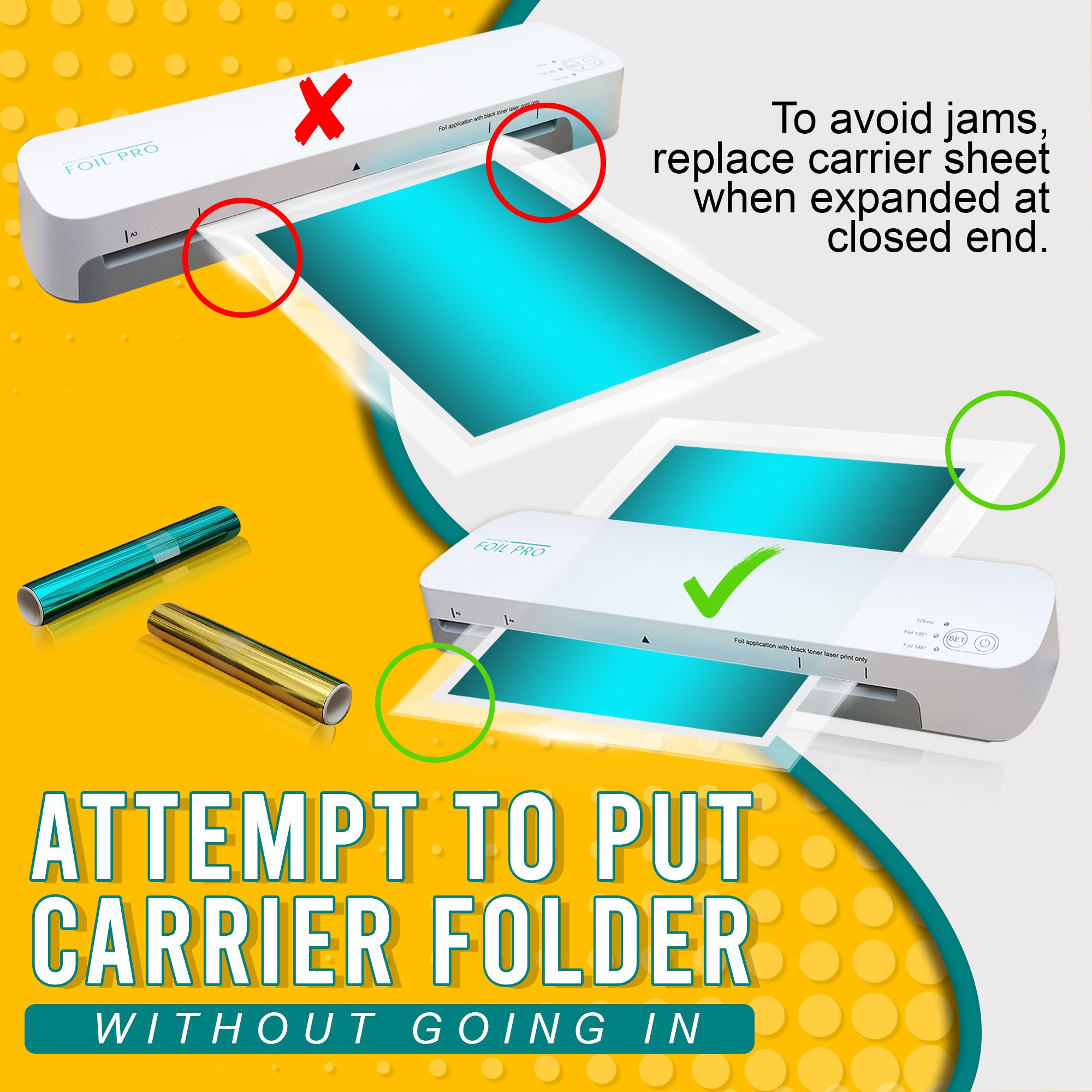 Precision Foil Pro - The 2-in-1 Laminator and Foil Applicator