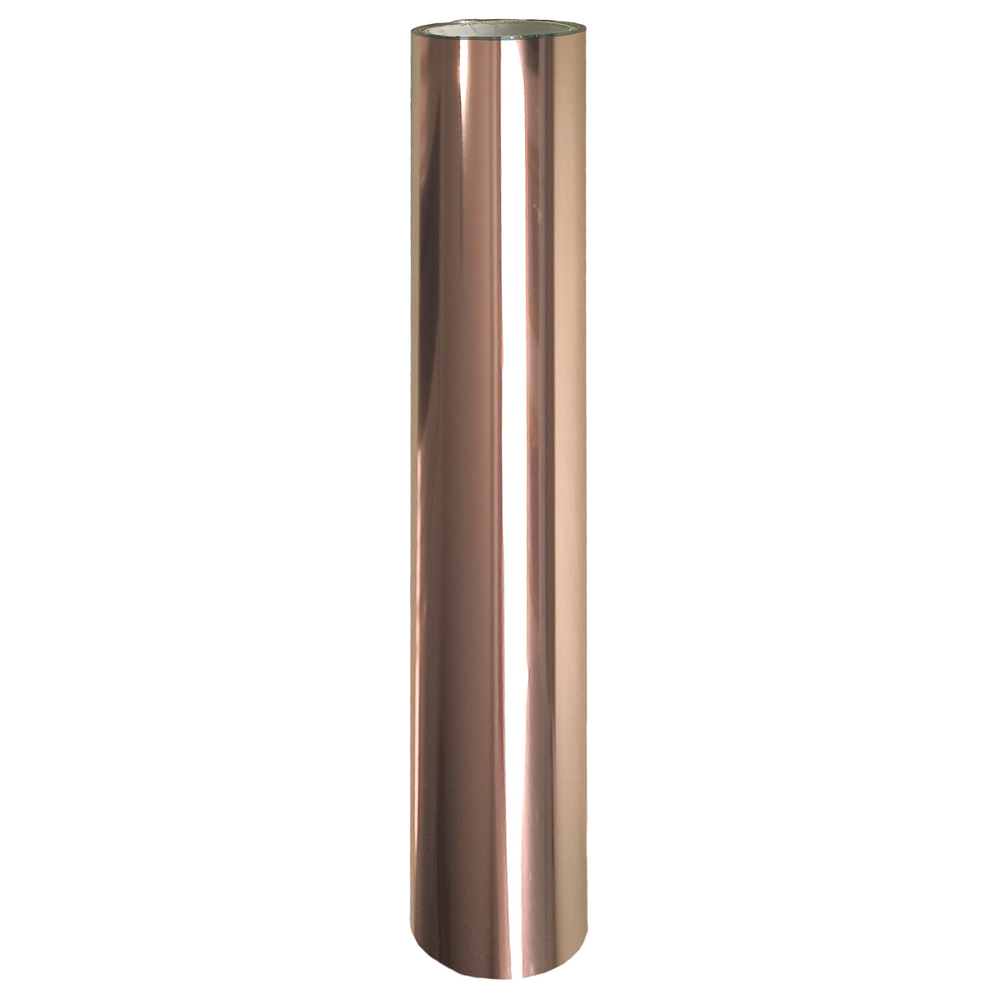 Rose Gold Metallic Toner Foil Roll 21cm × 10m – toner reactive foil for laser prints and laminator foiling