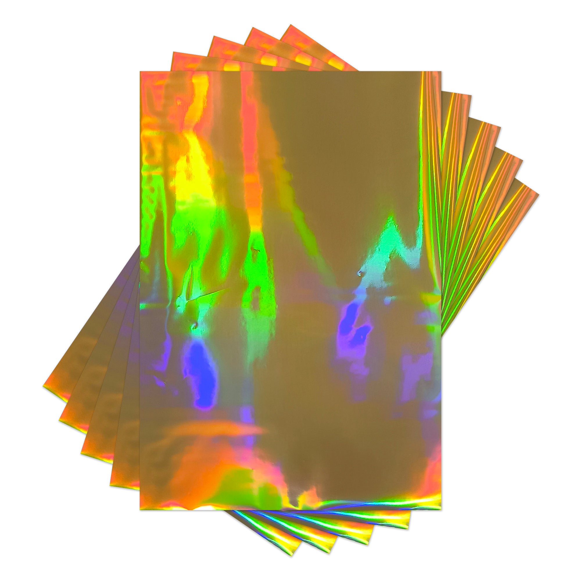 Holographic Gold Toner Foil – A4 (50 Sheets)