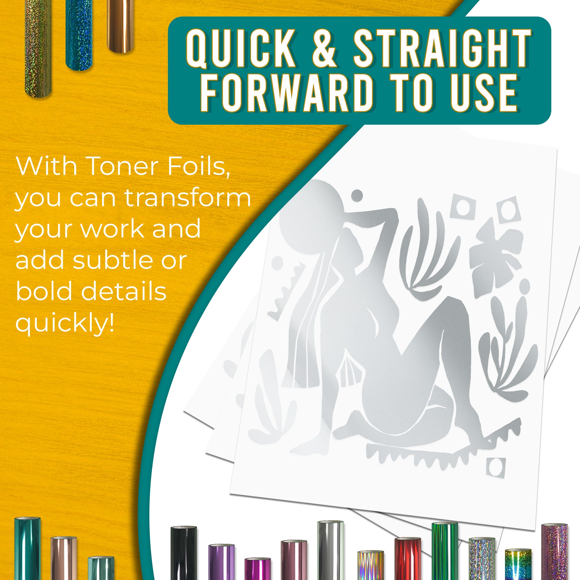 Satin Matte Silver Toner Foil | 21cm x 10m Roll