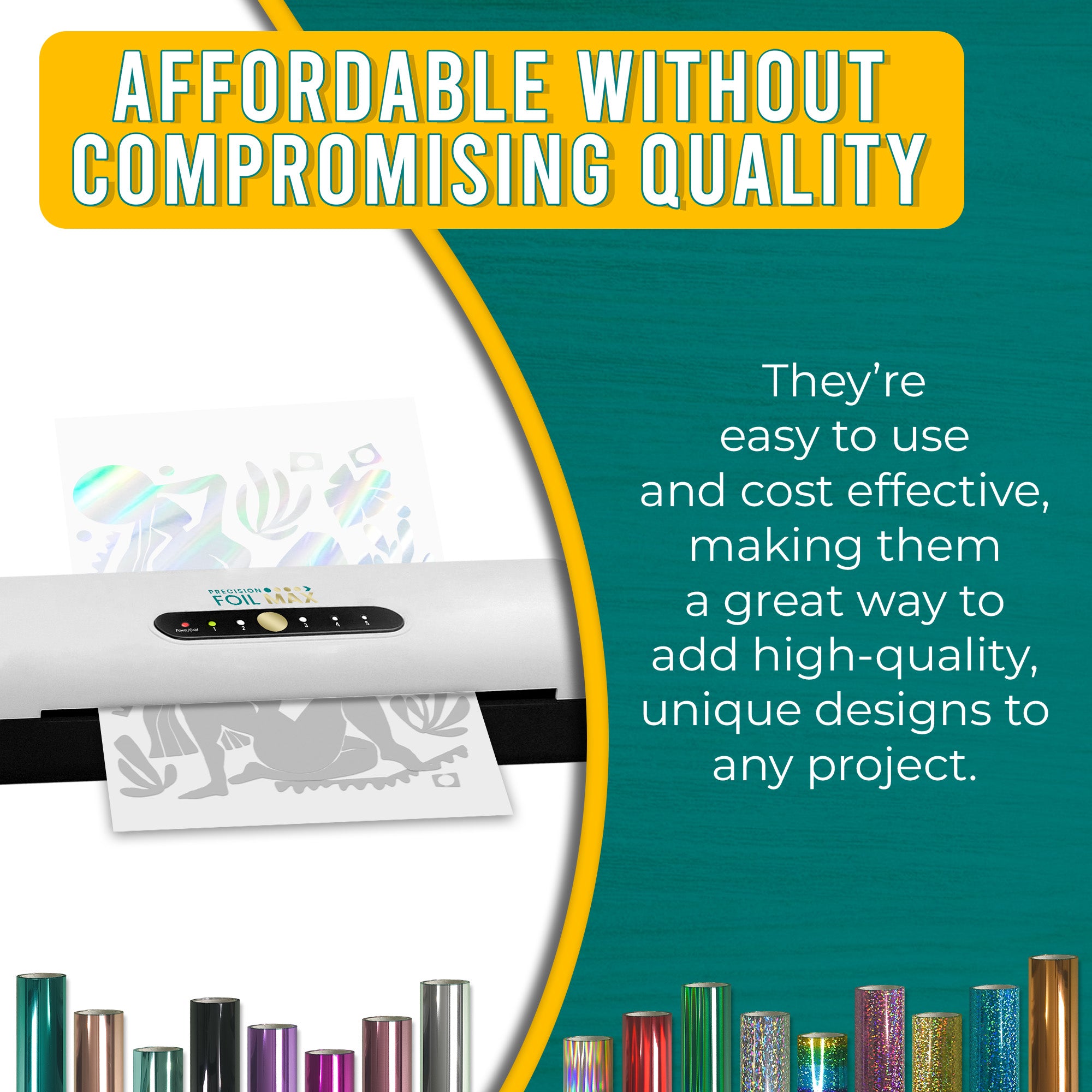 Holographic SIlver Toner Foil | 21cm x 120m Roll