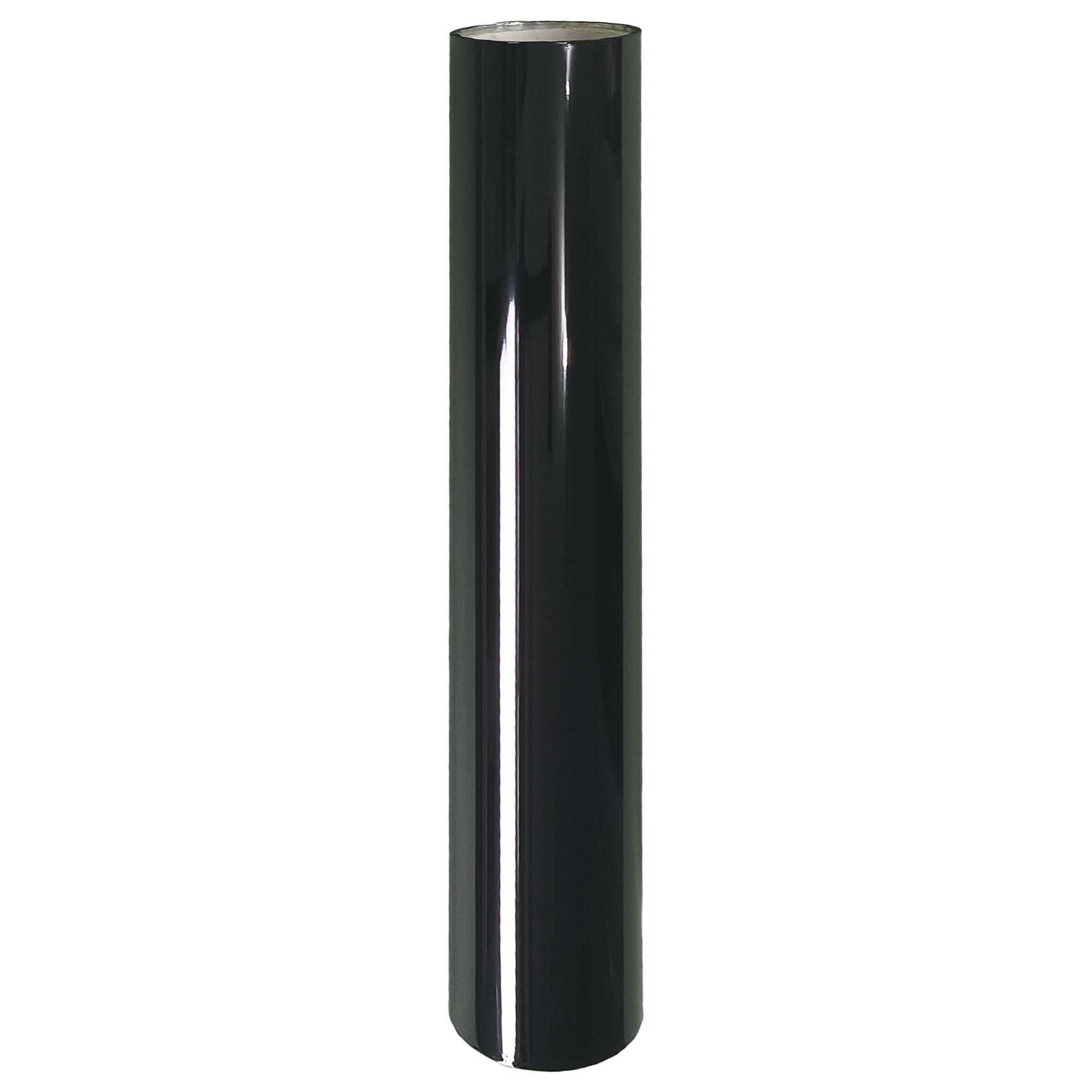 Black Gloss Toner Foil Roll 21cm × 10m – Pretty Things London reactive foil for laser prints & laminator foiling.