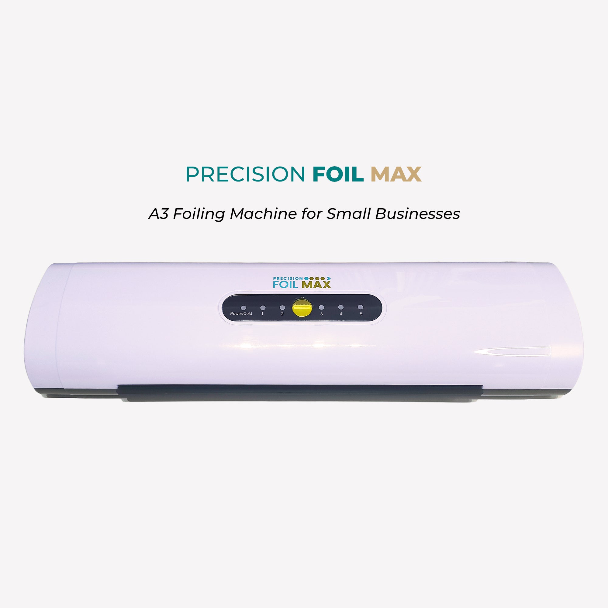 Precision Foil Max A3 foiling machine on a white background