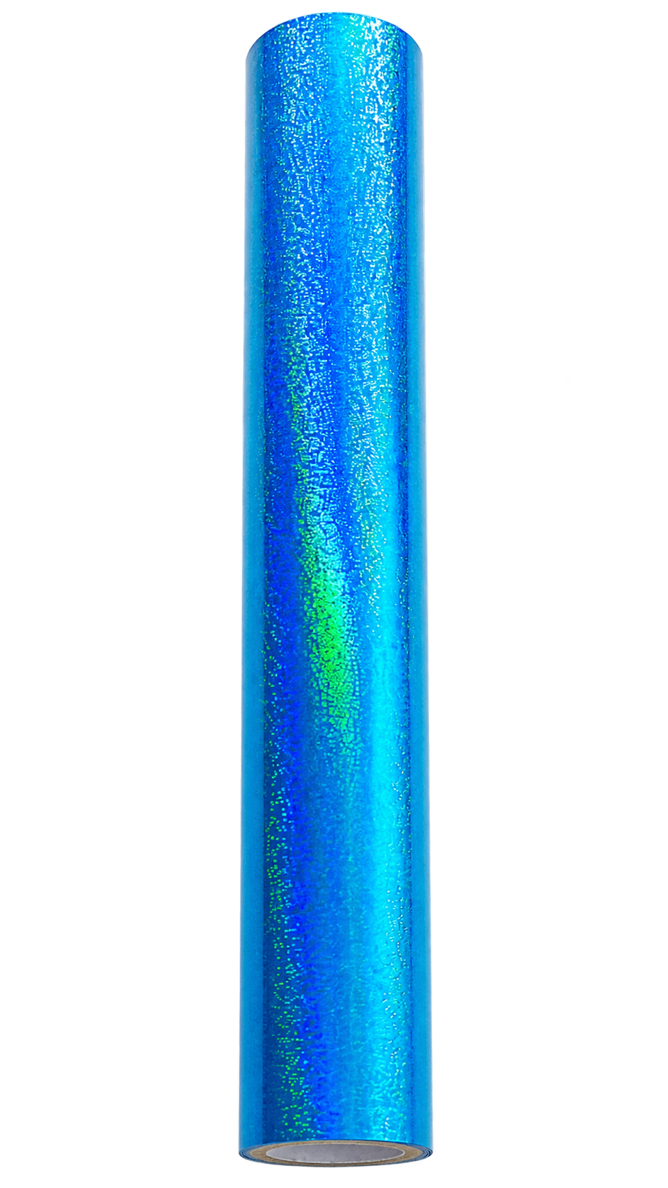 Glitz Ocean Blue toner foil roll with a rich blue colour and fine glitter pattern.
