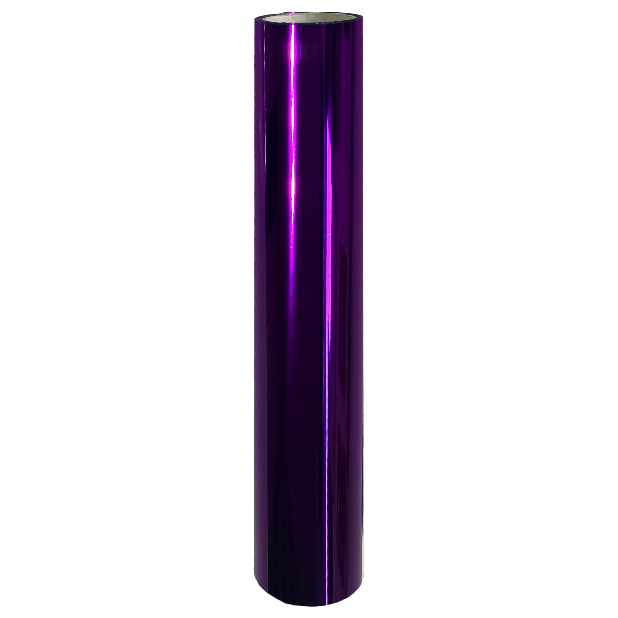 Metallic Purple Toner Foil Roll 21cm × 10m – Pretty Things London reactive foil for laser prints & laminator foiling.