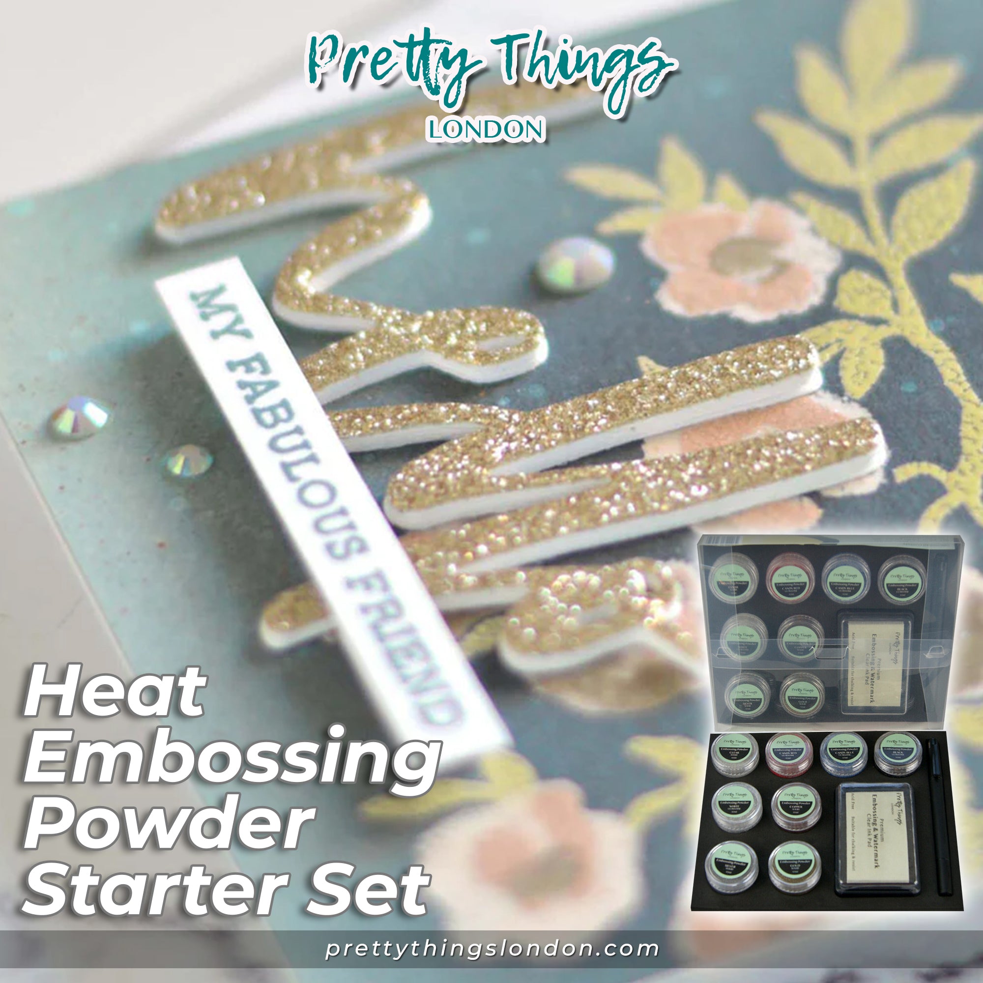 How To Use Embossing Powder by Pretty Things London