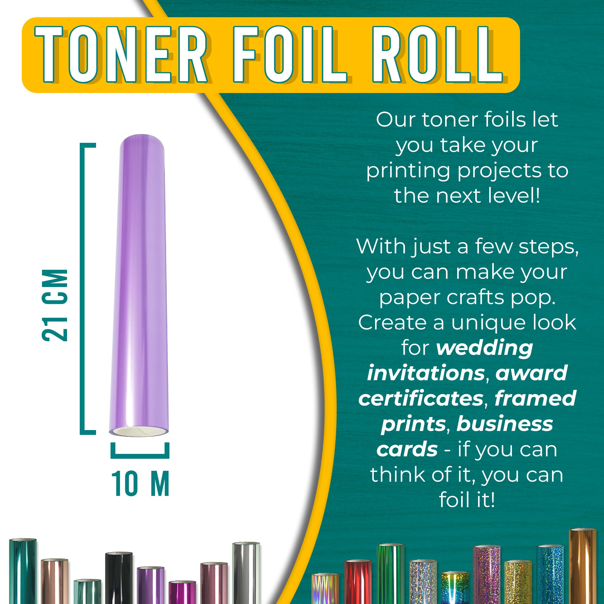 Satin Matte Lilac Toner Foil | 21cm x 10m Roll
