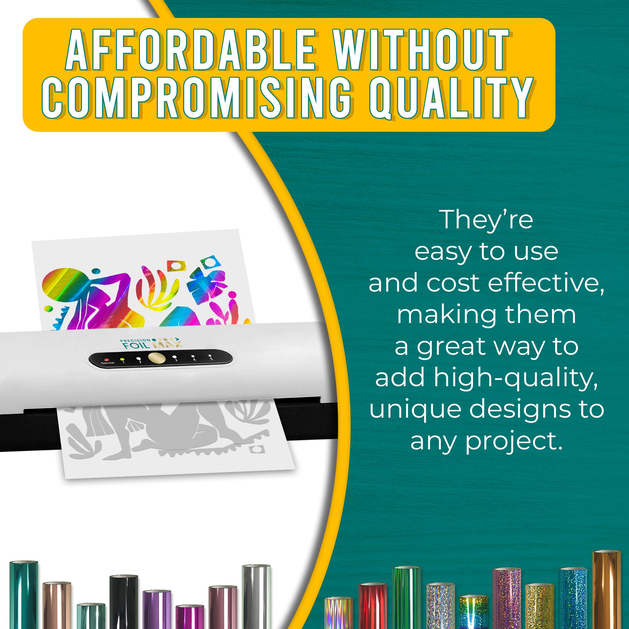 Holographic Rainbow Toner Foil | 21cm x 10m Roll