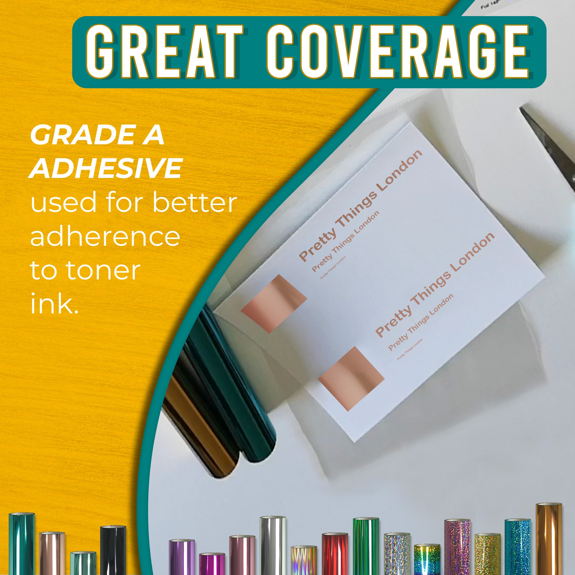 Satin Matte Rose Gold Toner Foil | 21cm x 10m Roll