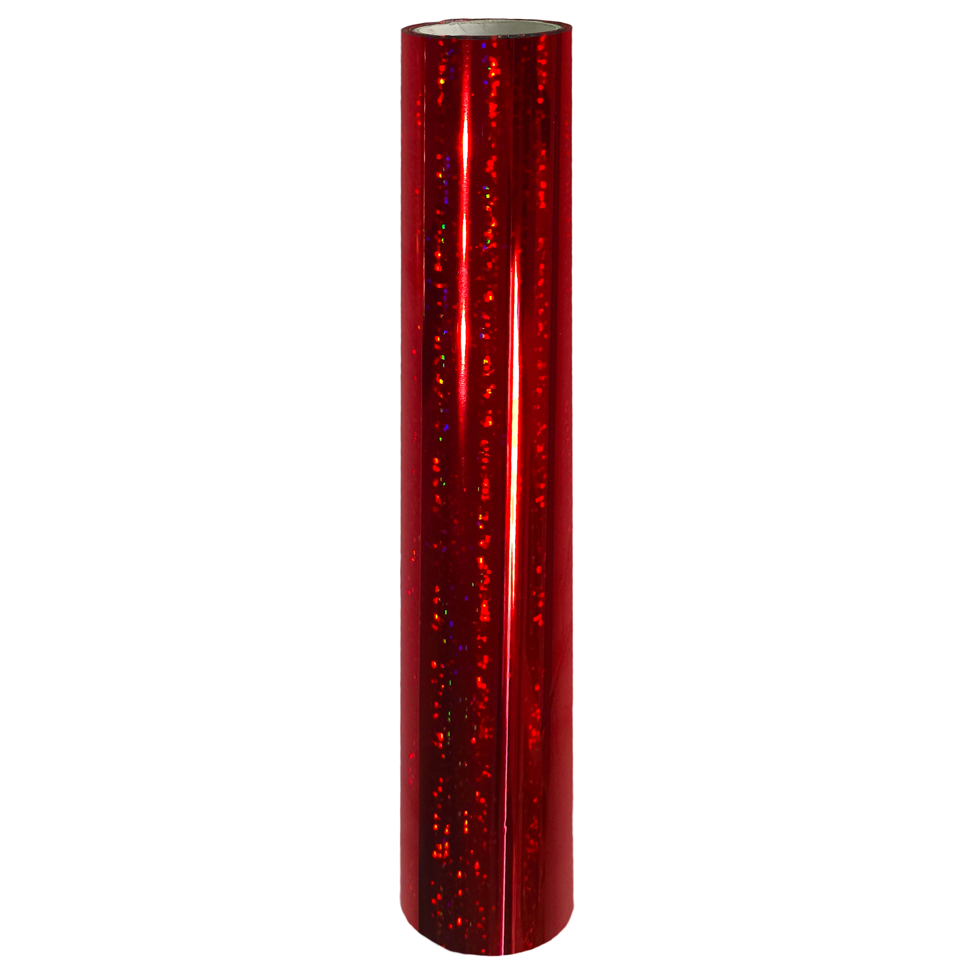 Red glitter toner foil roll, 21 cm × 10 m.