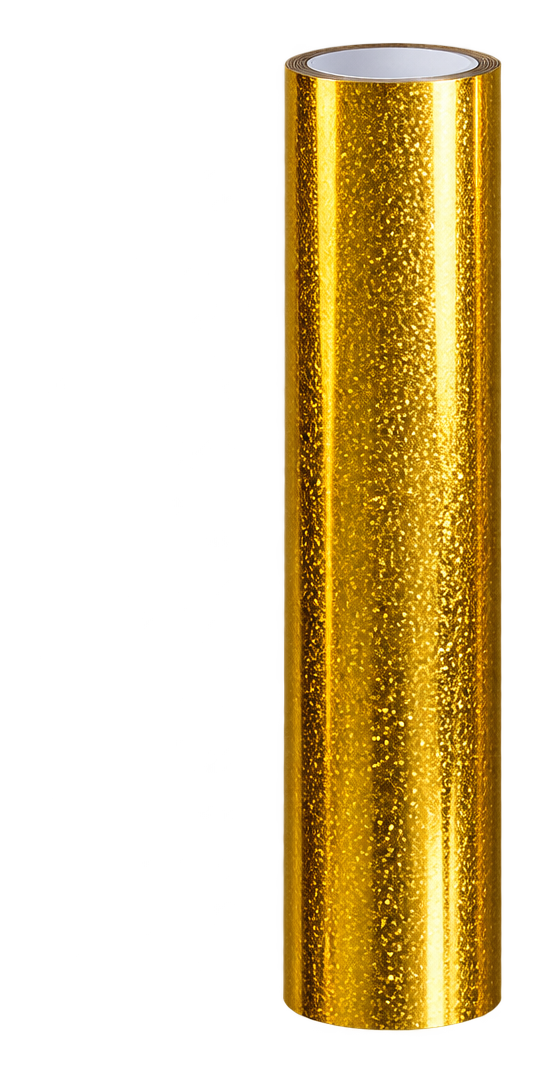 Droplet Gold toner foil roll with a rich gold finish and irregular droplet-style pattern