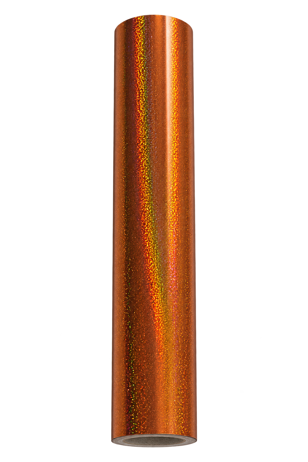 Glitz Ember Orange toner foil roll with a rich orange colour and fine glitter pattern