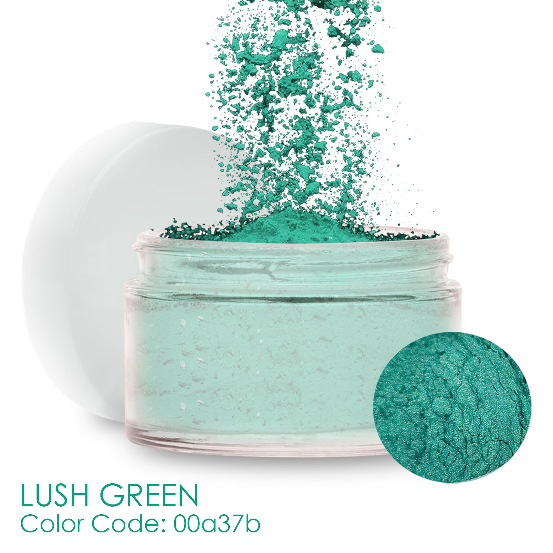 Pearl Pigment Powder, Mica Powder, Lush Green