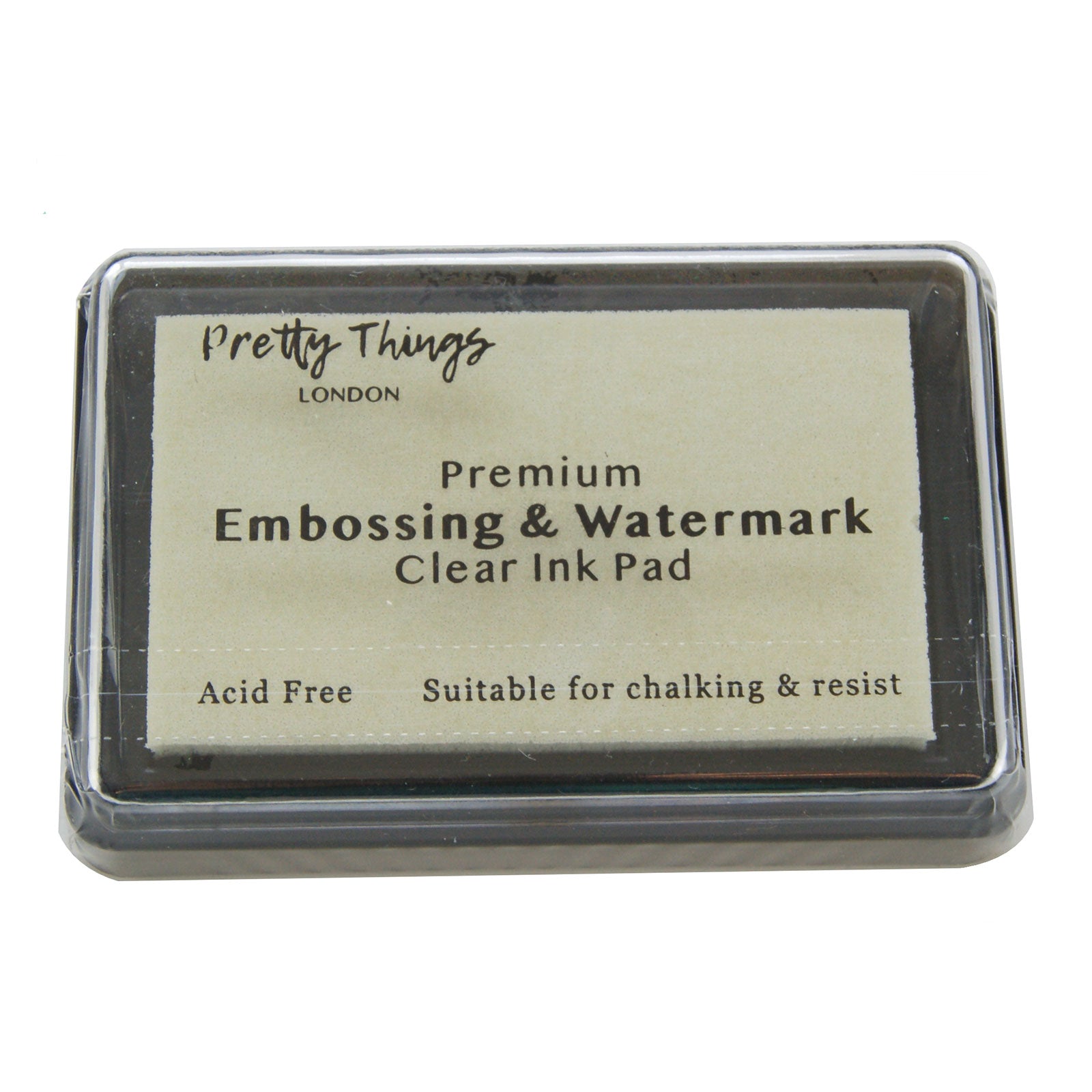 Premium embossing & watermark Clear ink stamp pad